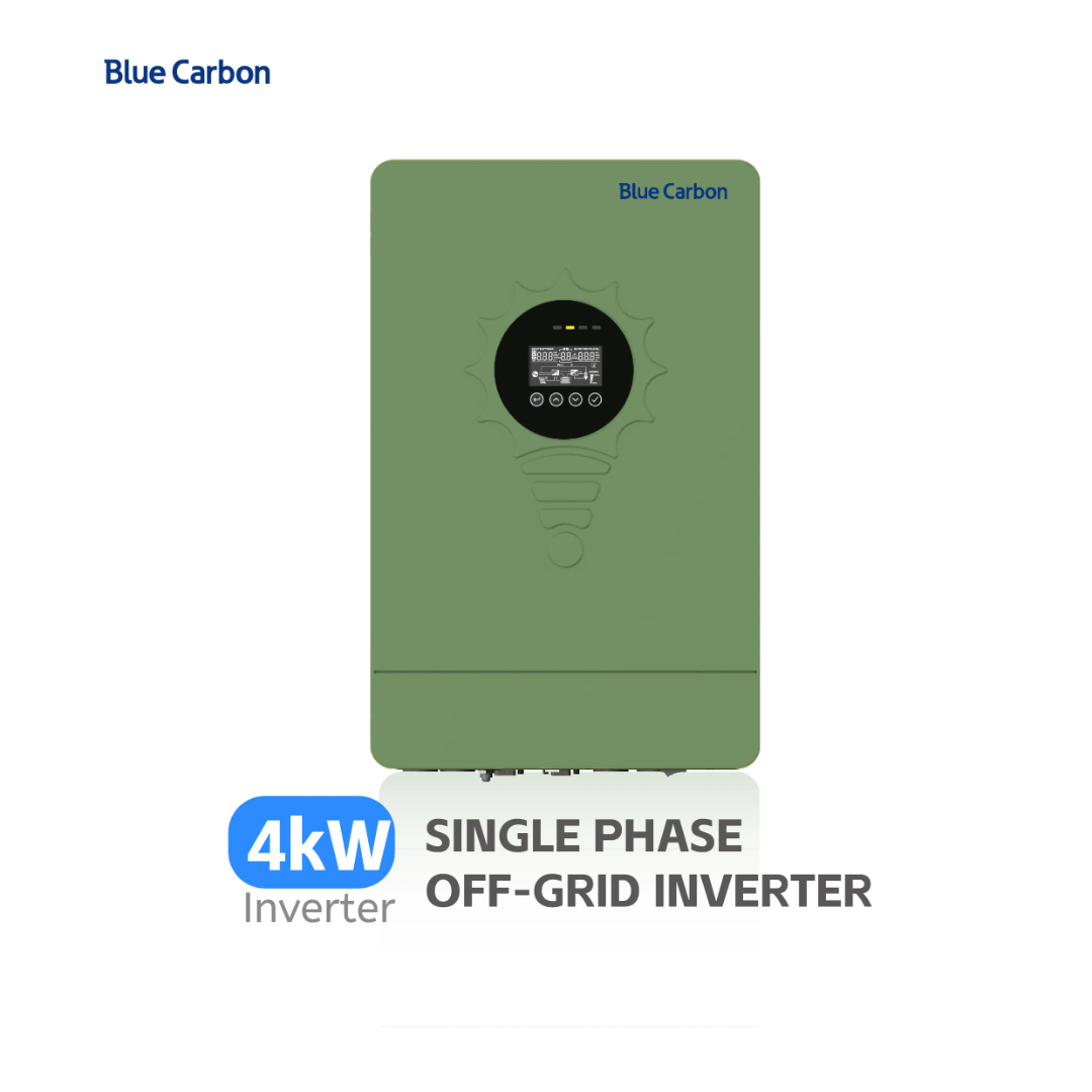 Blue Carbon 24VDC 4000W Hot Selling AC/DC Inverters Single Hybrid Solar Energy System Solar Inverter