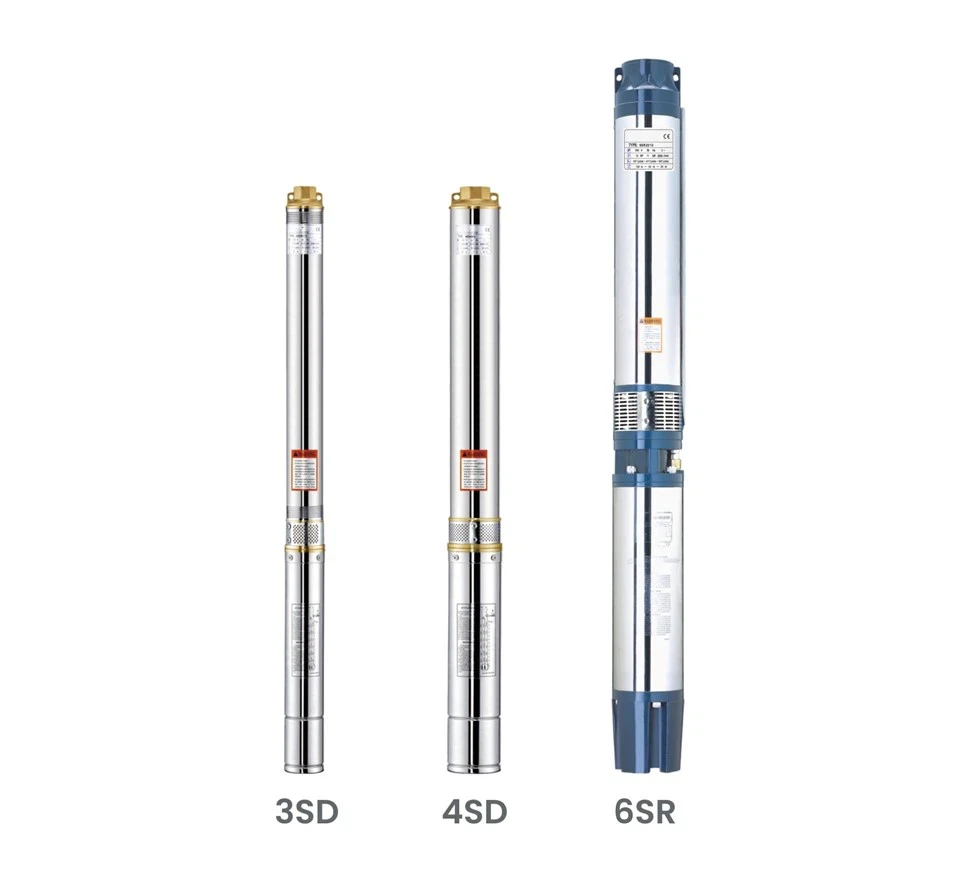 Water Pump Power Station-The submersible pump deep well series (3SD, 4SD, 6SR) supports solar power generation.