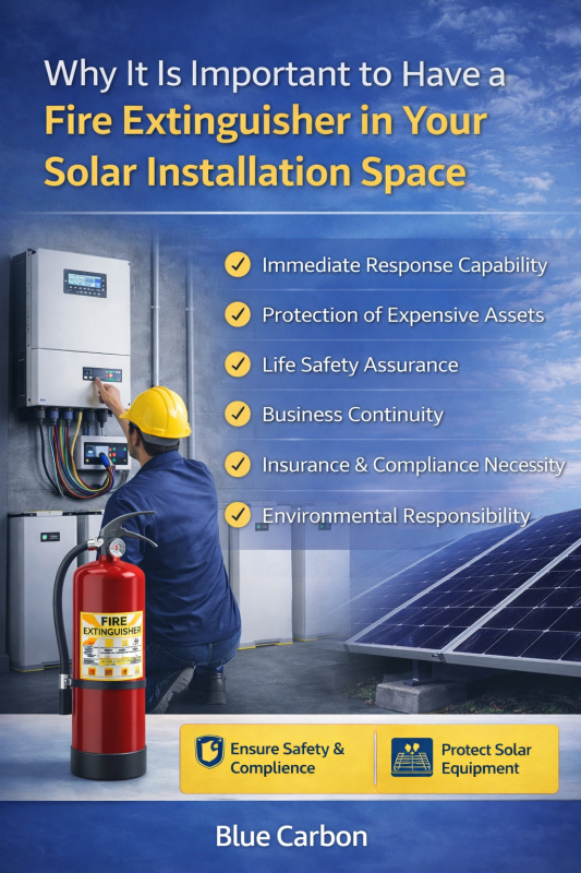 Why It Is Important to Have a Fire Extinguisher in Your Solar Installation Space
